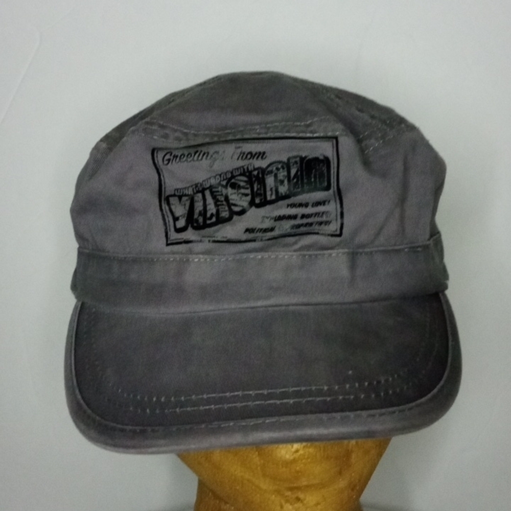 Alternative Fidel Cap Greetings from Virginia, Grey, 100% cotton. Pre-owned